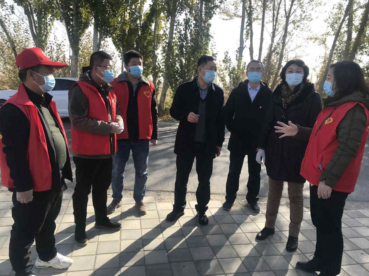 馬宗?？赐繂?wèn)疫情防控一線黨員職工